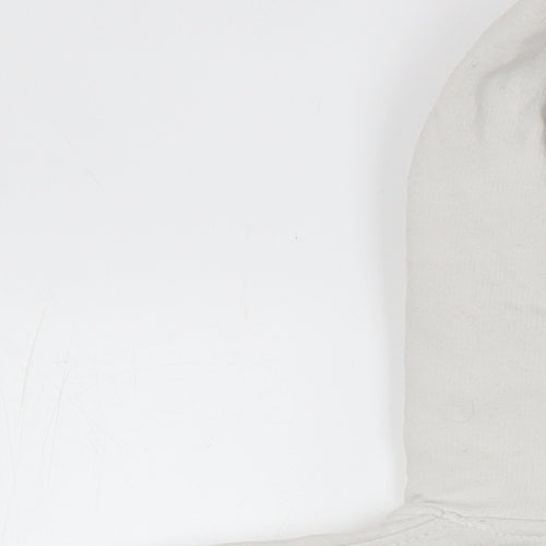 Zara Womens Beige Polyester Pullover Hoodie Size S