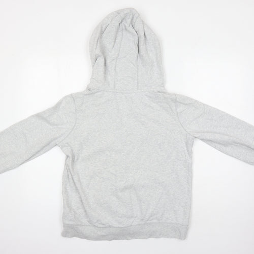 NEXT Womens Grey 100% Cotton Full Zip Hoodie Size 12