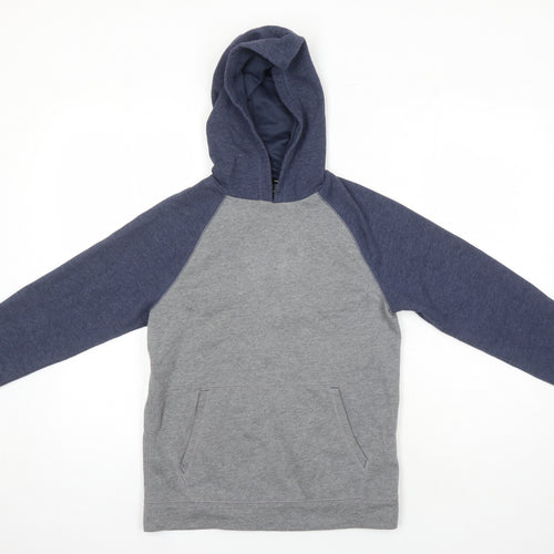 Tek Gear Boys Ivory Polyester Pullover Hoodie Size L