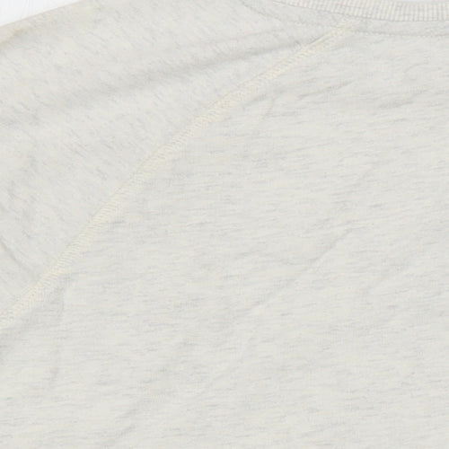 M&S Womens Grey Cotton Pullover Sweatshirt Size 10