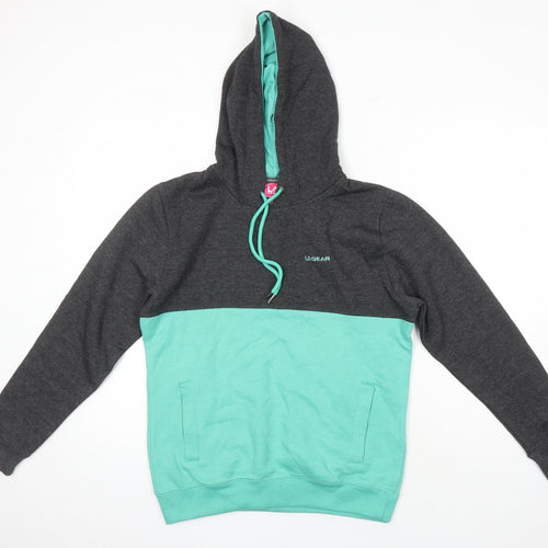 LA Gear Womens Multicoloured Cotton Pullover Hoodie Size 14