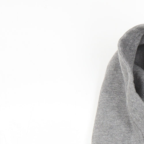 Soul & Glory Boys Grey Cotton Full Zip Hoodie Size 11-12 Years Zip