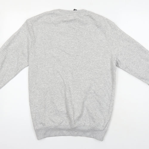 H&M Womens Grey Cotton Pullover Sweatshirt Size XS