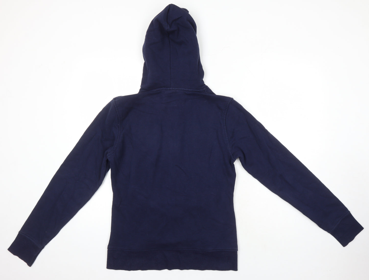 West Beach Womens Blue Cotton Pullover Hoodie Size M