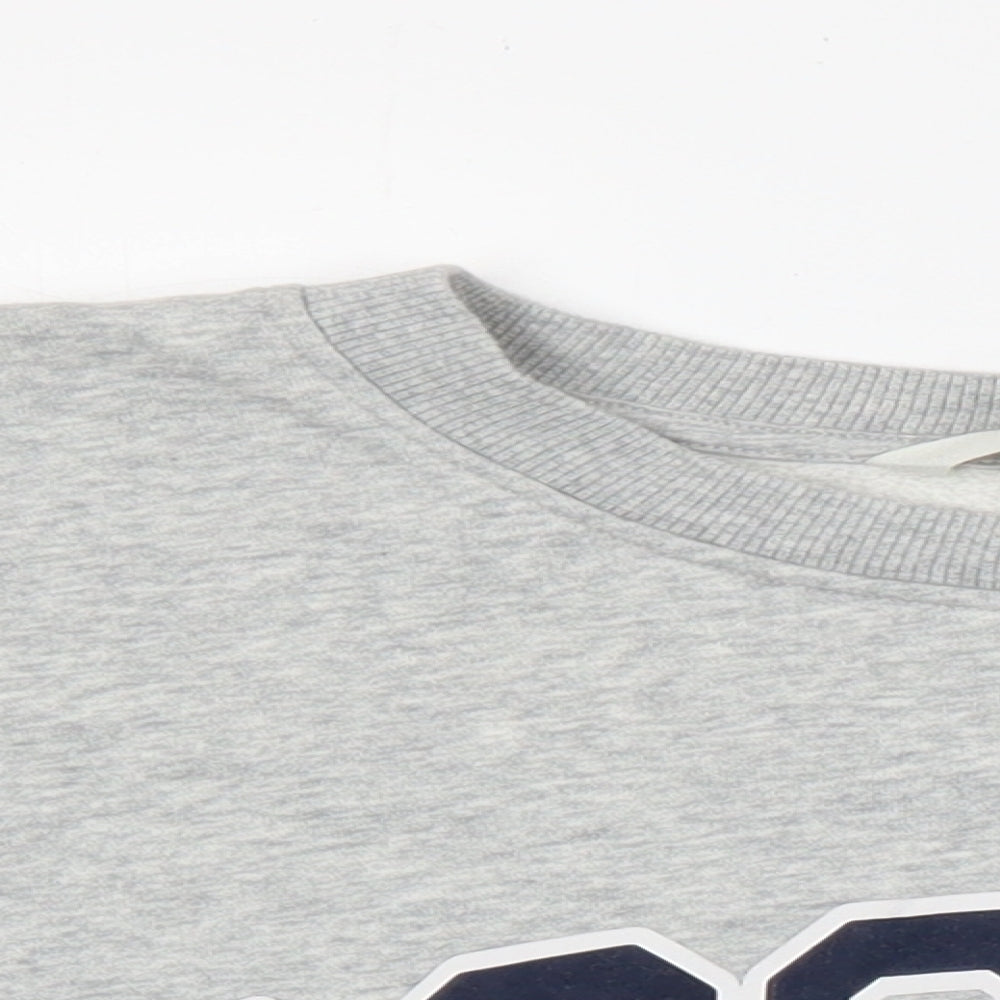 H&M Womens Grey Cotton Pullover Sweatshirt Size L