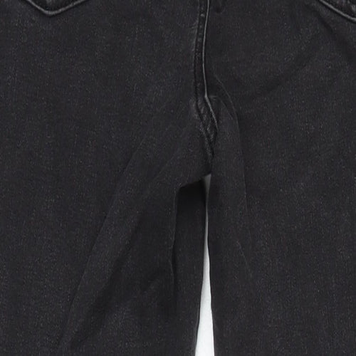 TU Womens Black Cotton Skinny Jeans Size 14 L27.5 in Regular