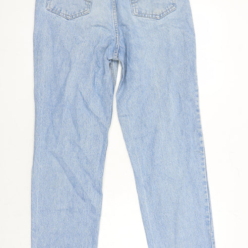 Denim Company Womens Blue Cotton Mom Jeans Size 34 in L27.5 in Regular
