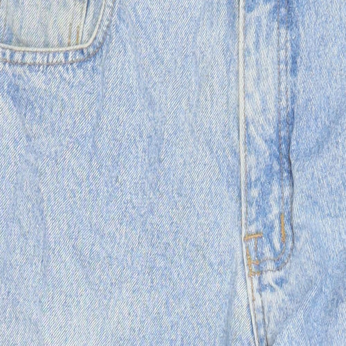 Denim Company Womens Blue Cotton Mom Jeans Size 34 in L27.5 in Regular