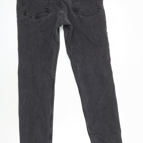 H&M Mens Black Cotton Skinny Jeans Size 33 in L30 in Extra-Slim