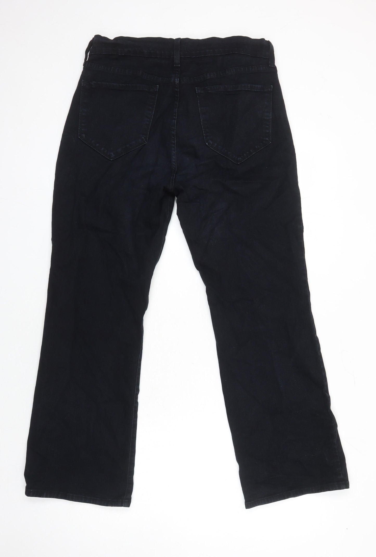 NxD Womens Black Cotton Mom Jeans Size 12 L27 in Regular