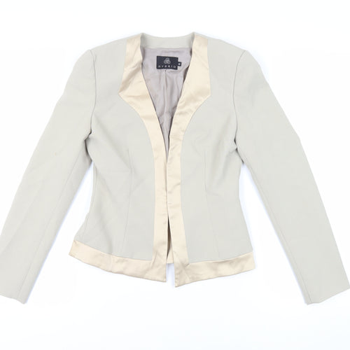 Hybrid Womens Green Jacket Blazer Size 10 Hook & Eye