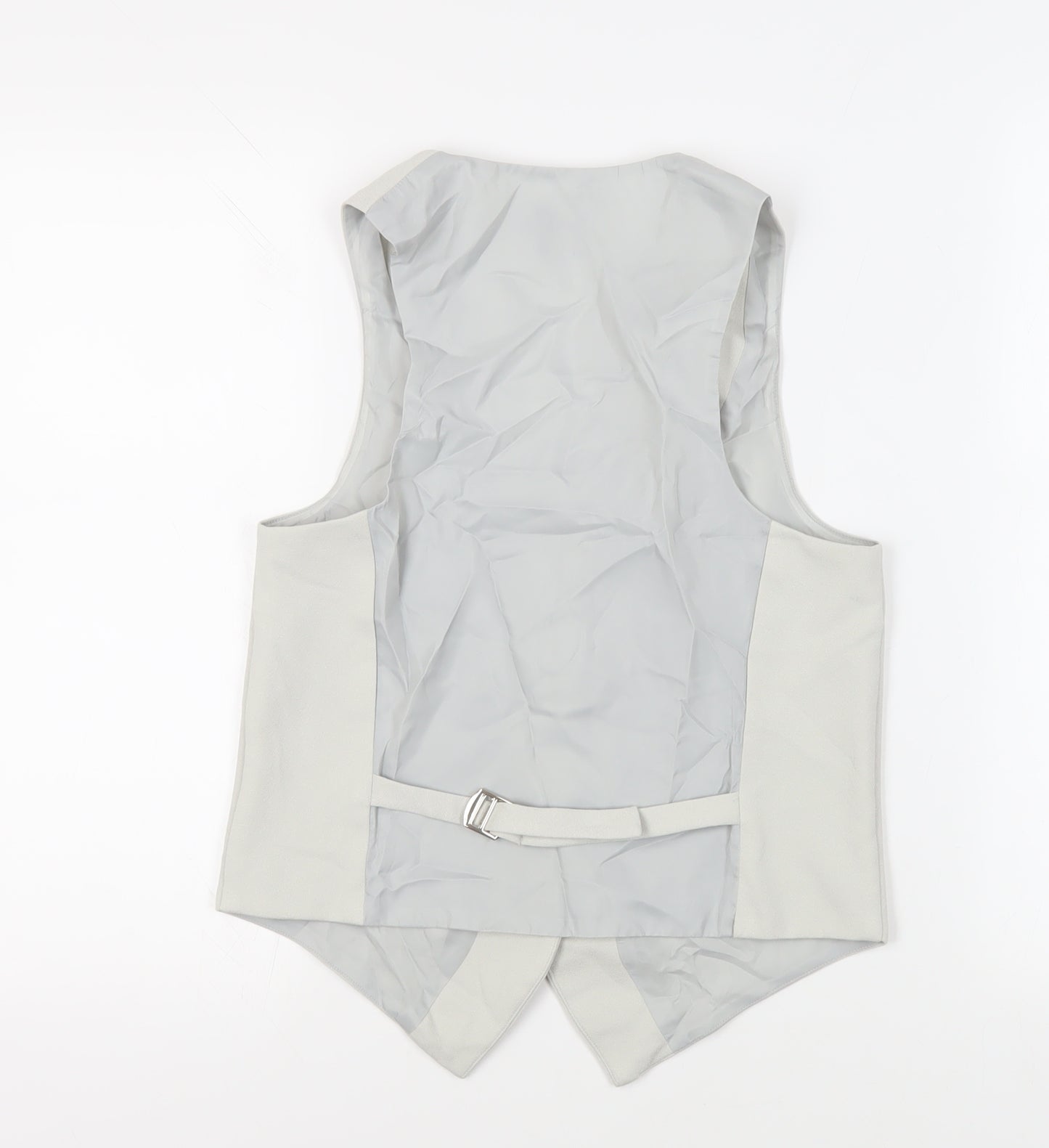 ASOS Womens Grey Jacket Waistcoat Size 8 Button