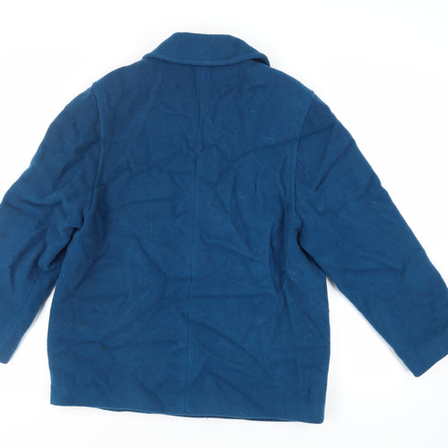 St Michael Womens Green Jacket Size 14 Button - Vintage