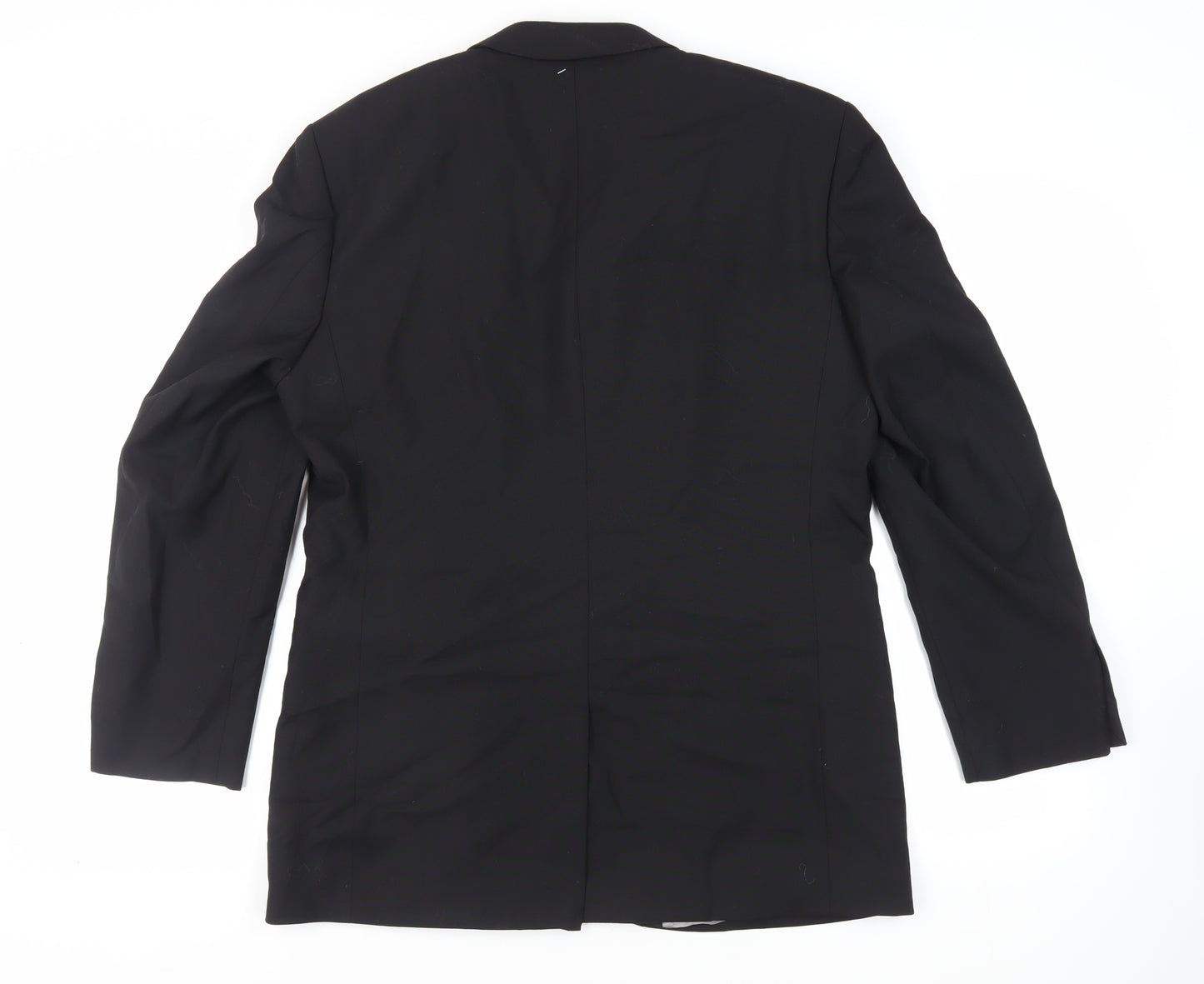 Karl Jackson Mens Black Polyester Tuxedo Suit Jacket Size 42 Regular