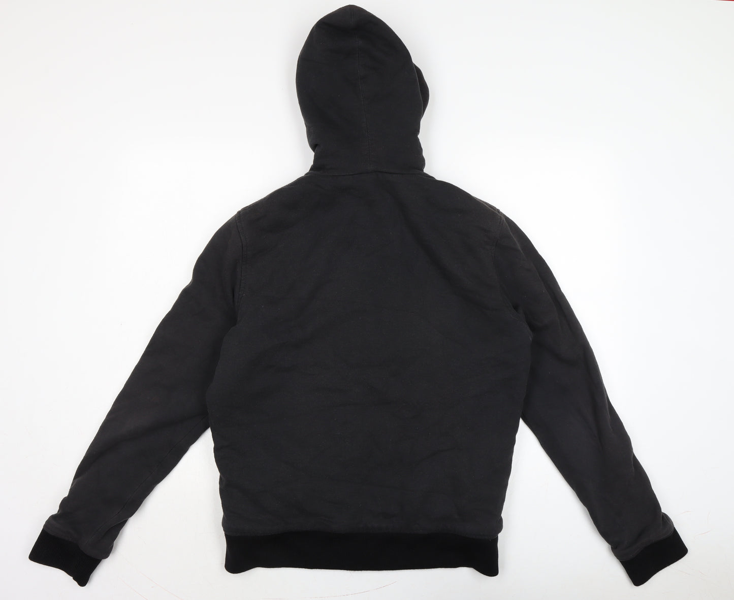 The Kooples Mens Grey Cotton Full Zip Hoodie Size L