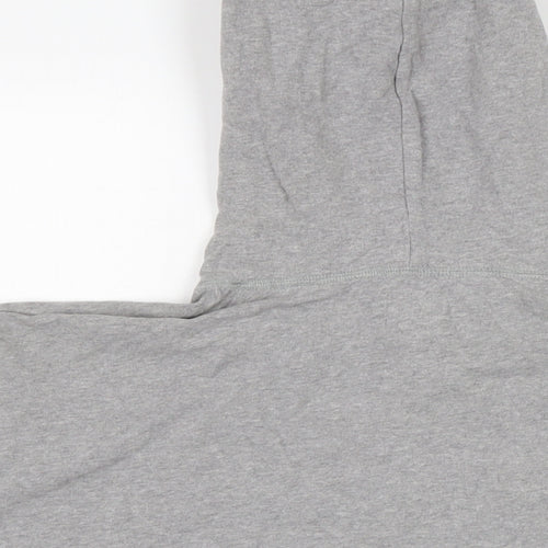 Jack Wills Womens Grey Cotton Pullover Hoodie Size 12