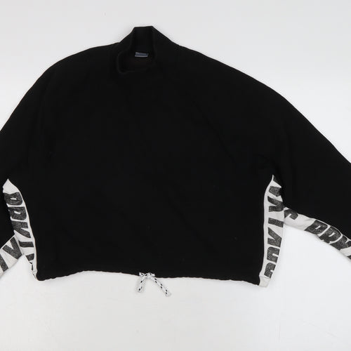 NEXT Girls Black Cotton Pullover Sweatshirt Size 16 Years