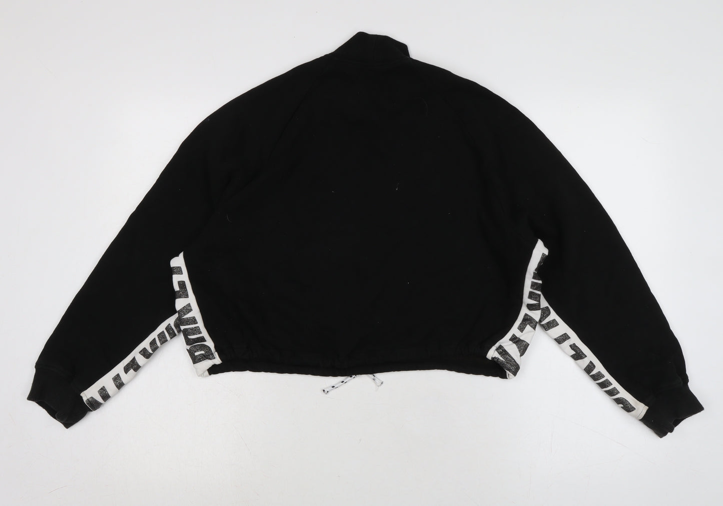 NEXT Girls Black Cotton Pullover Sweatshirt Size 16 Years