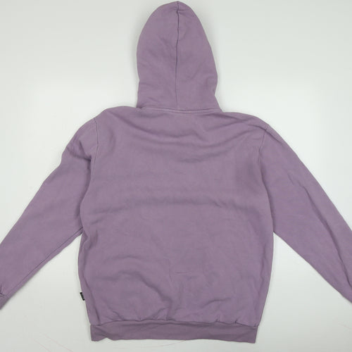 ONLY & SONS Womens Purple Cotton Pullover Hoodie Size L