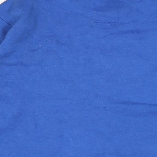 Cargo Quay Womens Blue Cotton Pullover Sweatshirt Size L
