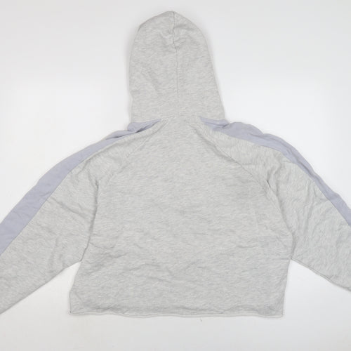 Pull&Bear Womens Grey Cotton Pullover Hoodie Size M