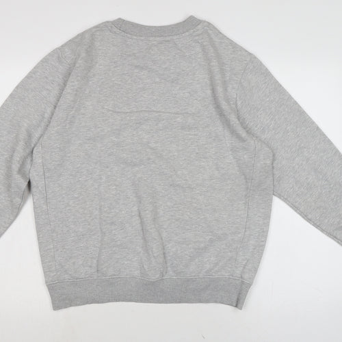 NEXT Womens Grey Cotton Pullover Sweatshirt Size S
