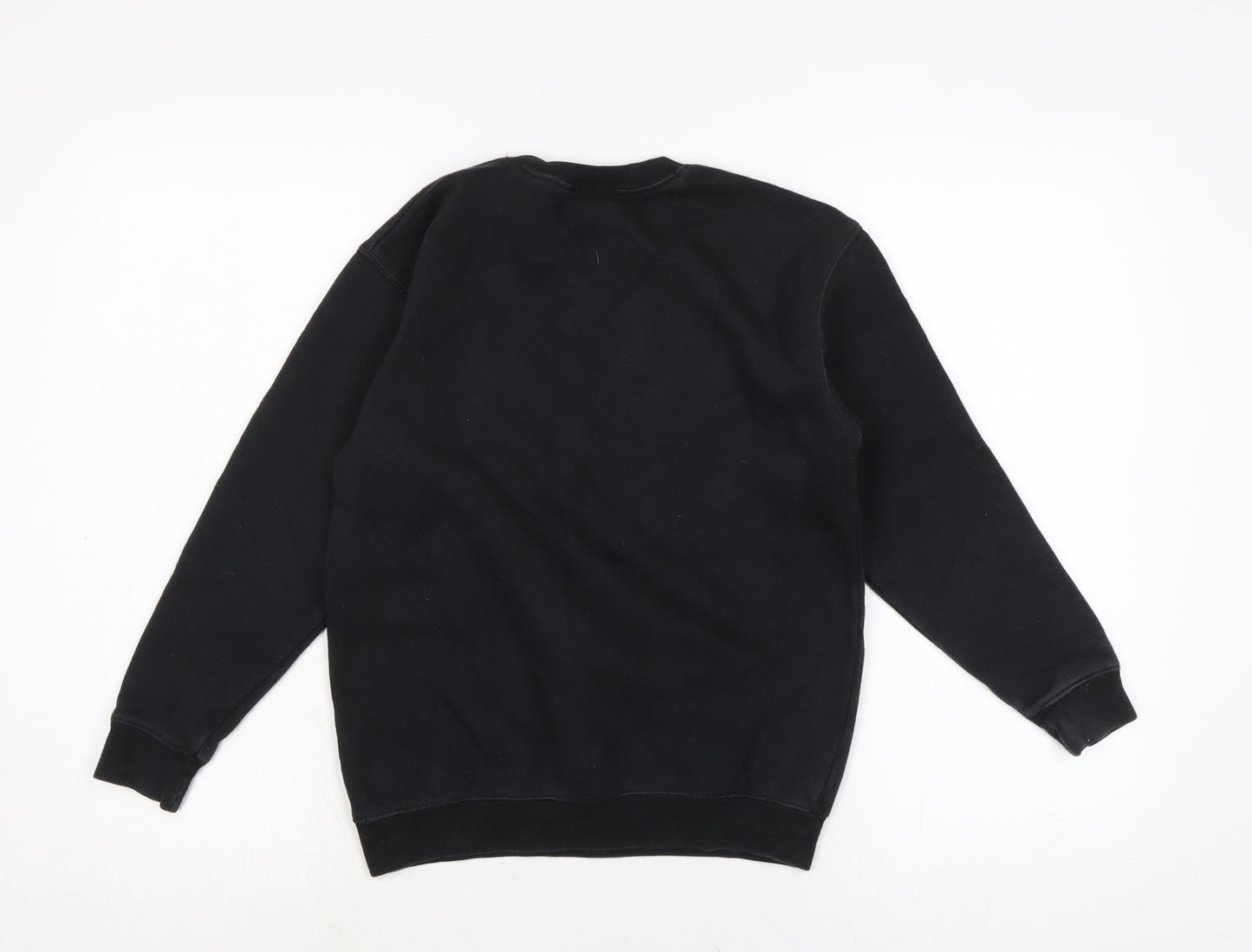 Addict Boys Black Cotton Pullover Sweatshirt Size 9 Years