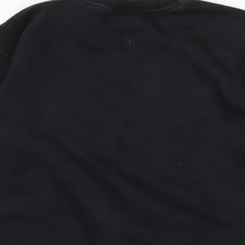 Addict Boys Black Cotton Pullover Sweatshirt Size 9 Years