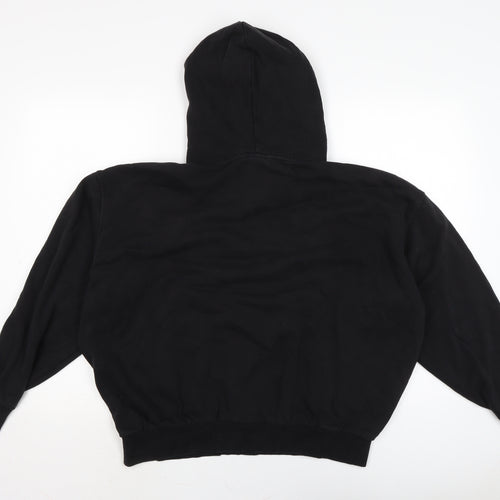 Weekend Womens Black Cotton Pullover Hoodie Size S