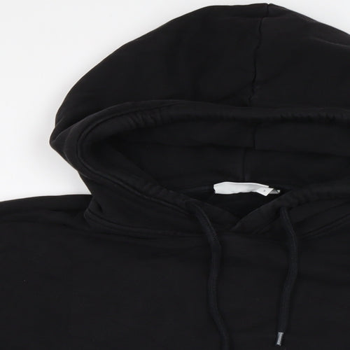 Weekend Womens Black Cotton Pullover Hoodie Size S