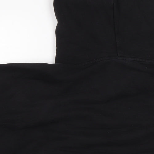Weekend Womens Black Cotton Pullover Hoodie Size S