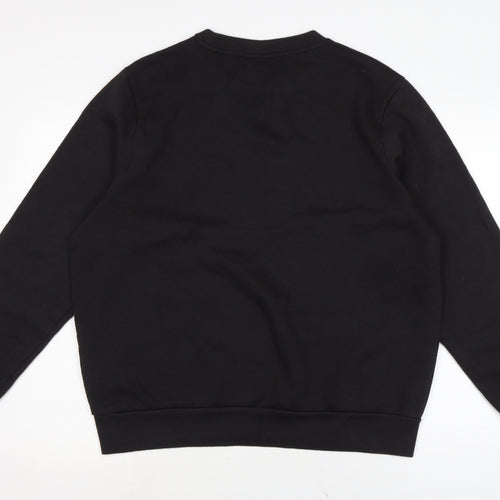 Slazenger Mens Black Cotton Pullover Sweatshirt Size L