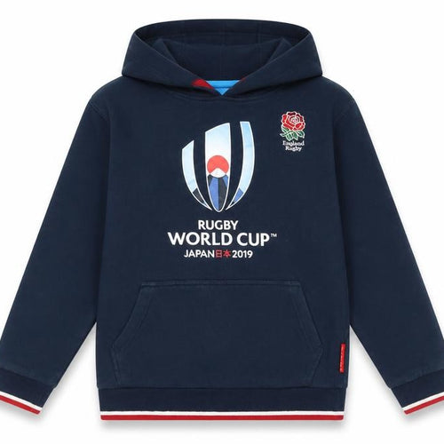 Rugby world cup Boys Blue Cotton Pullover Hoodie Size 11-12 Years