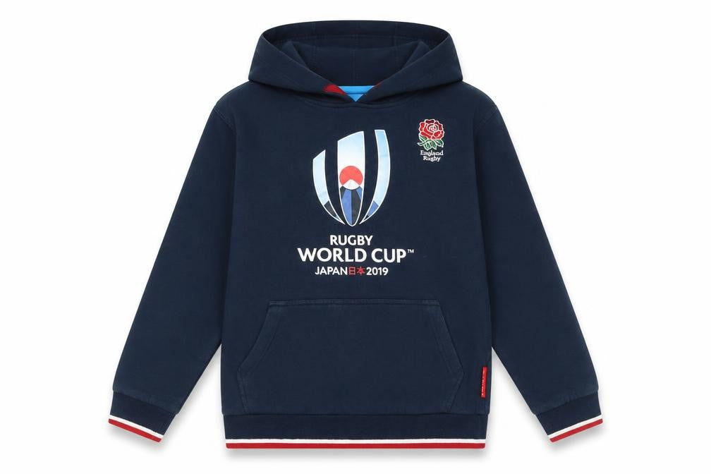 Rugby world cup Boys Blue Cotton Pullover Hoodie Size 11-12 Years