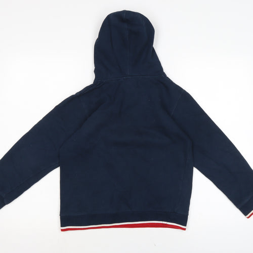 Rugby world cup Boys Blue Cotton Pullover Hoodie Size 11-12 Years