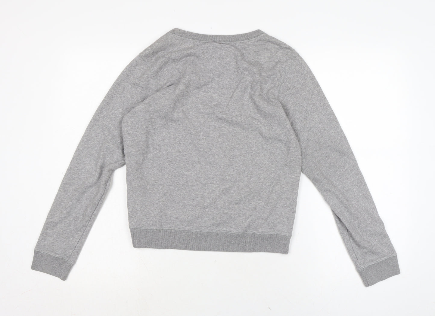 Jack Wills Womens Grey Cotton Pullover Sweatshirt Size 8