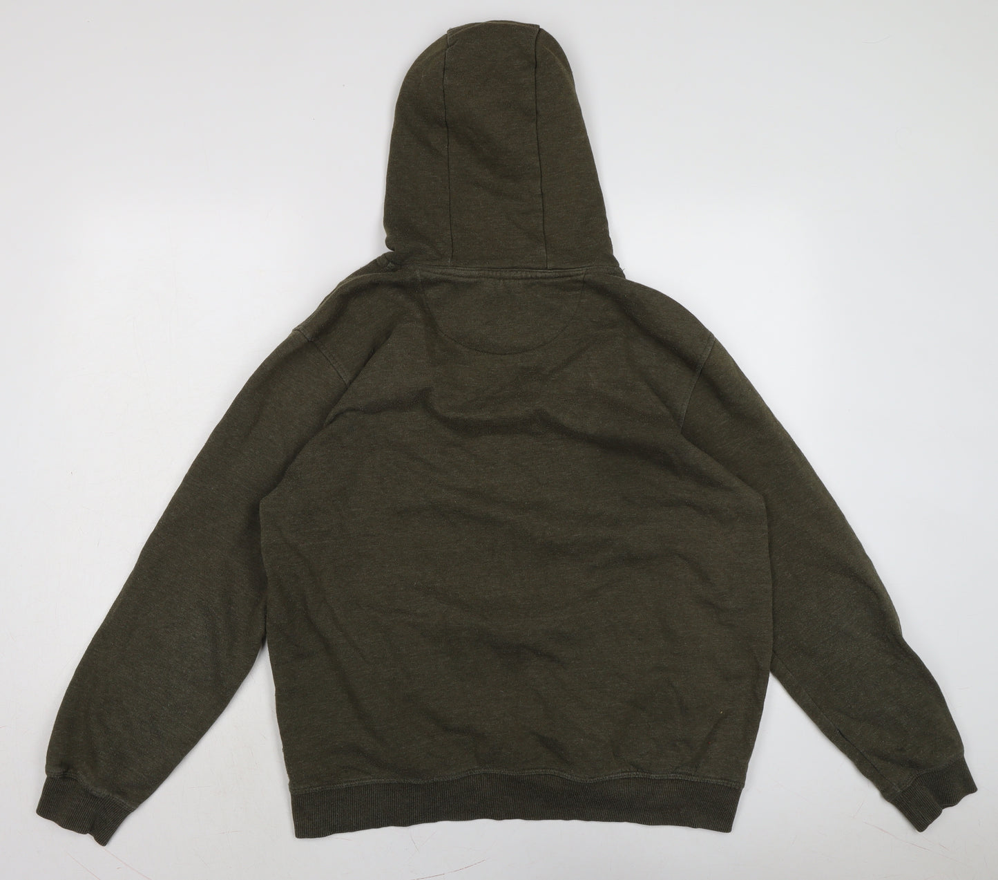 Burton Mens Green Cotton Pullover Hoodie Size L