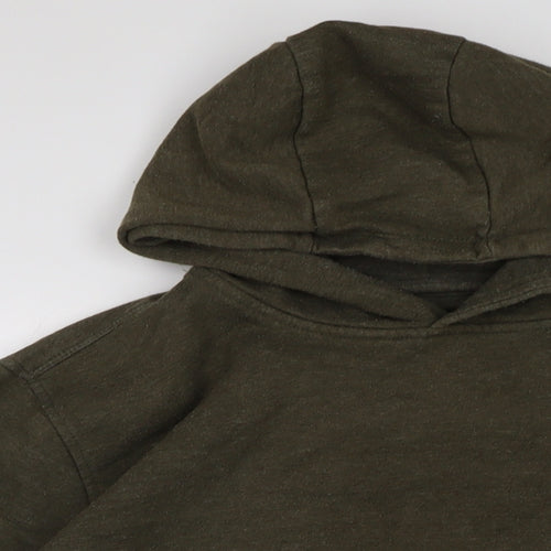 Burton Mens Green Cotton Pullover Hoodie Size L