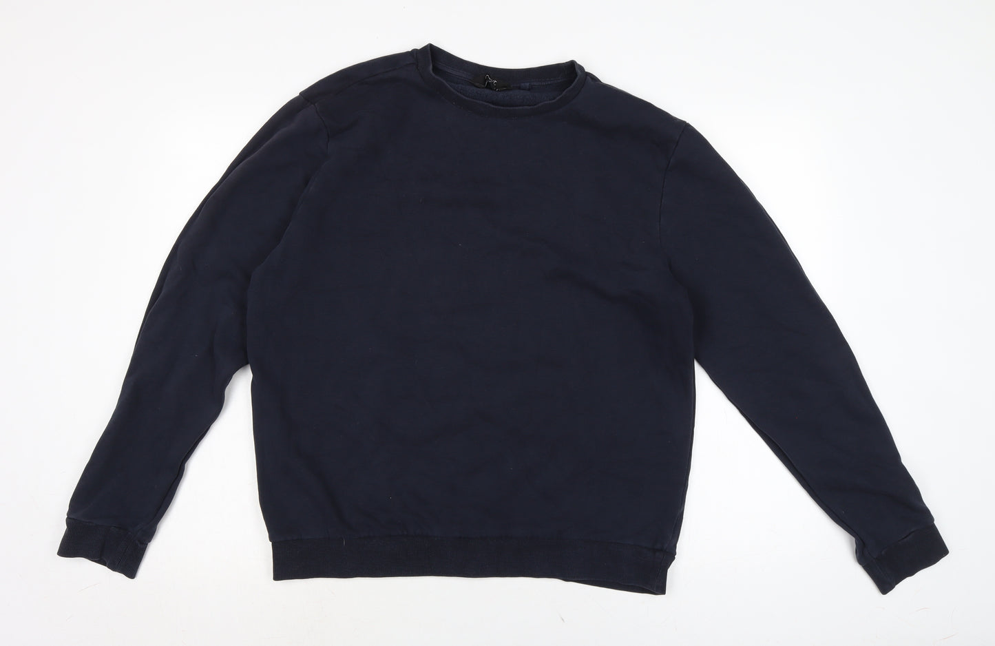 NEXT Mens Blue Cotton Pullover Sweatshirt Size L