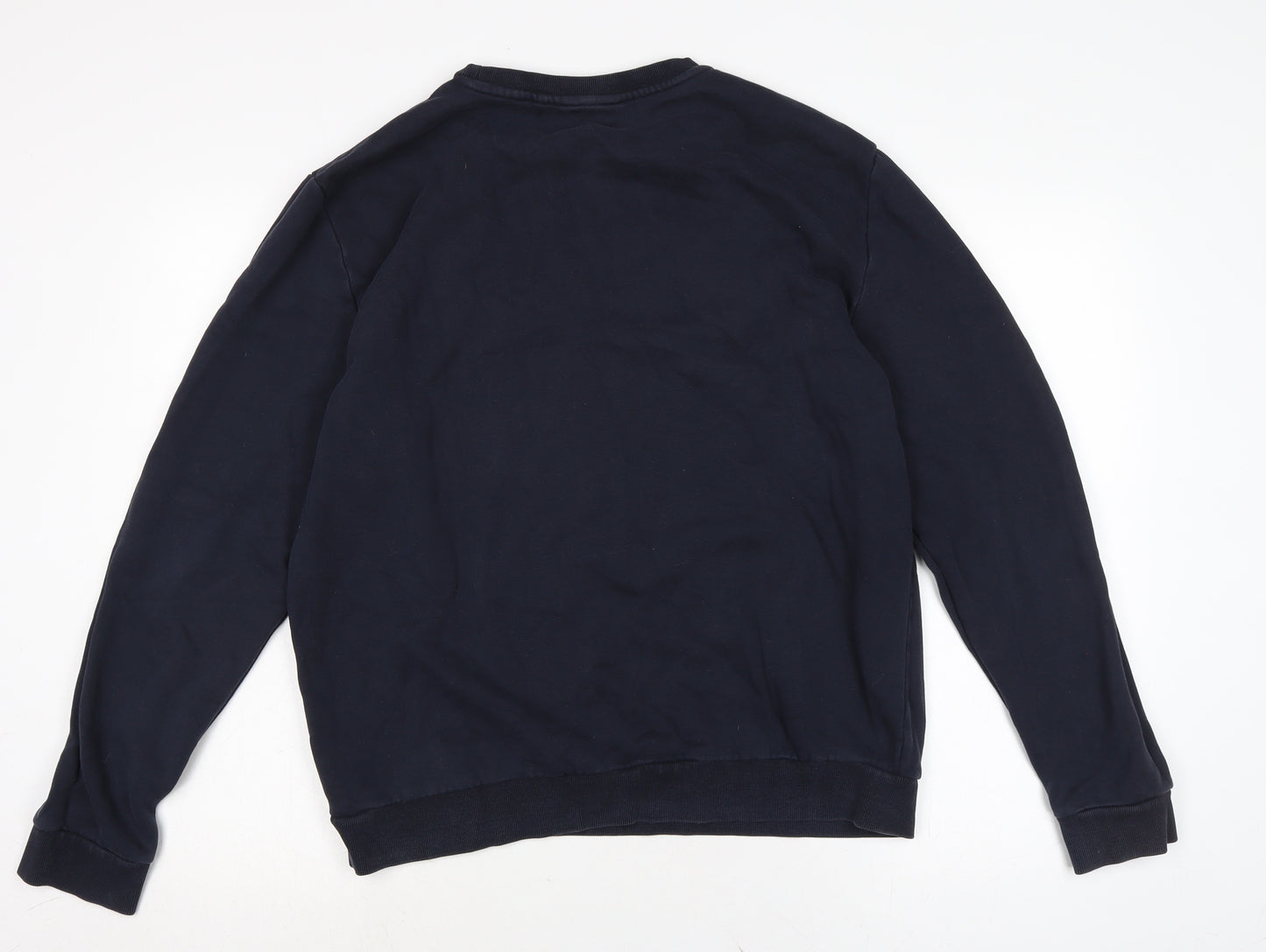 NEXT Mens Blue Cotton Pullover Sweatshirt Size L