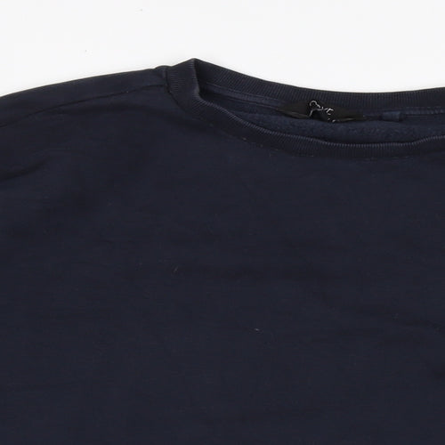 NEXT Mens Blue Cotton Pullover Sweatshirt Size L