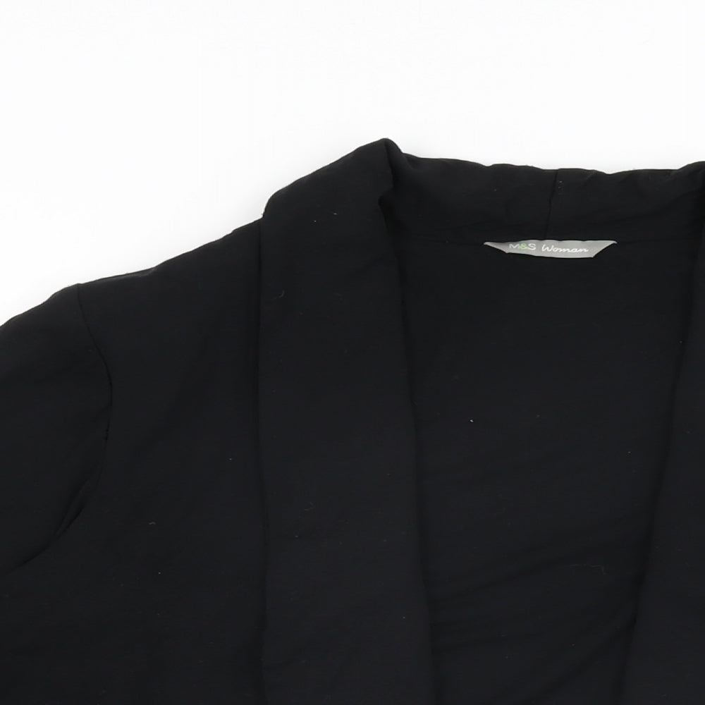 Marks and Spencer Womens Black Jacket Size 14