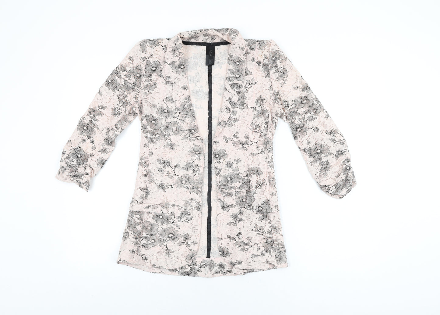 NEXT Womens Pink Floral Jacket Size 6