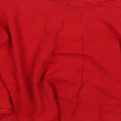 Zoot Womens Red Viscose Skater Skirt Size S