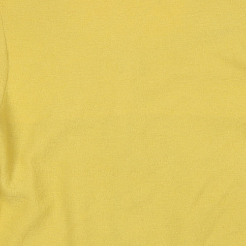 Paul Costelloe Womens Yellow Jacket Coat Size M Button