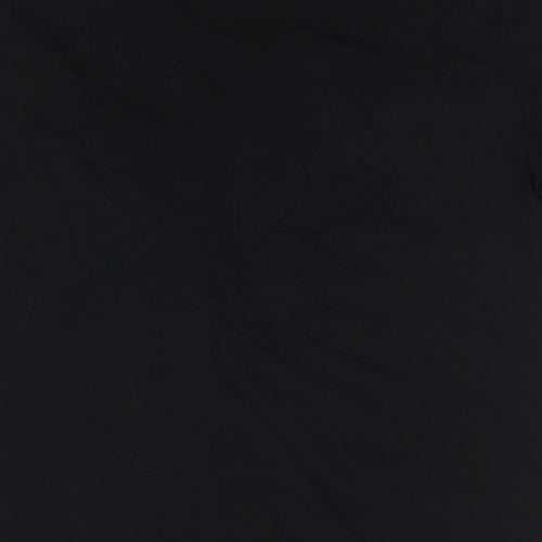 New Look Womens Black Cotton Basic T-Shirt Size 12 Round Neck - Bride Squad