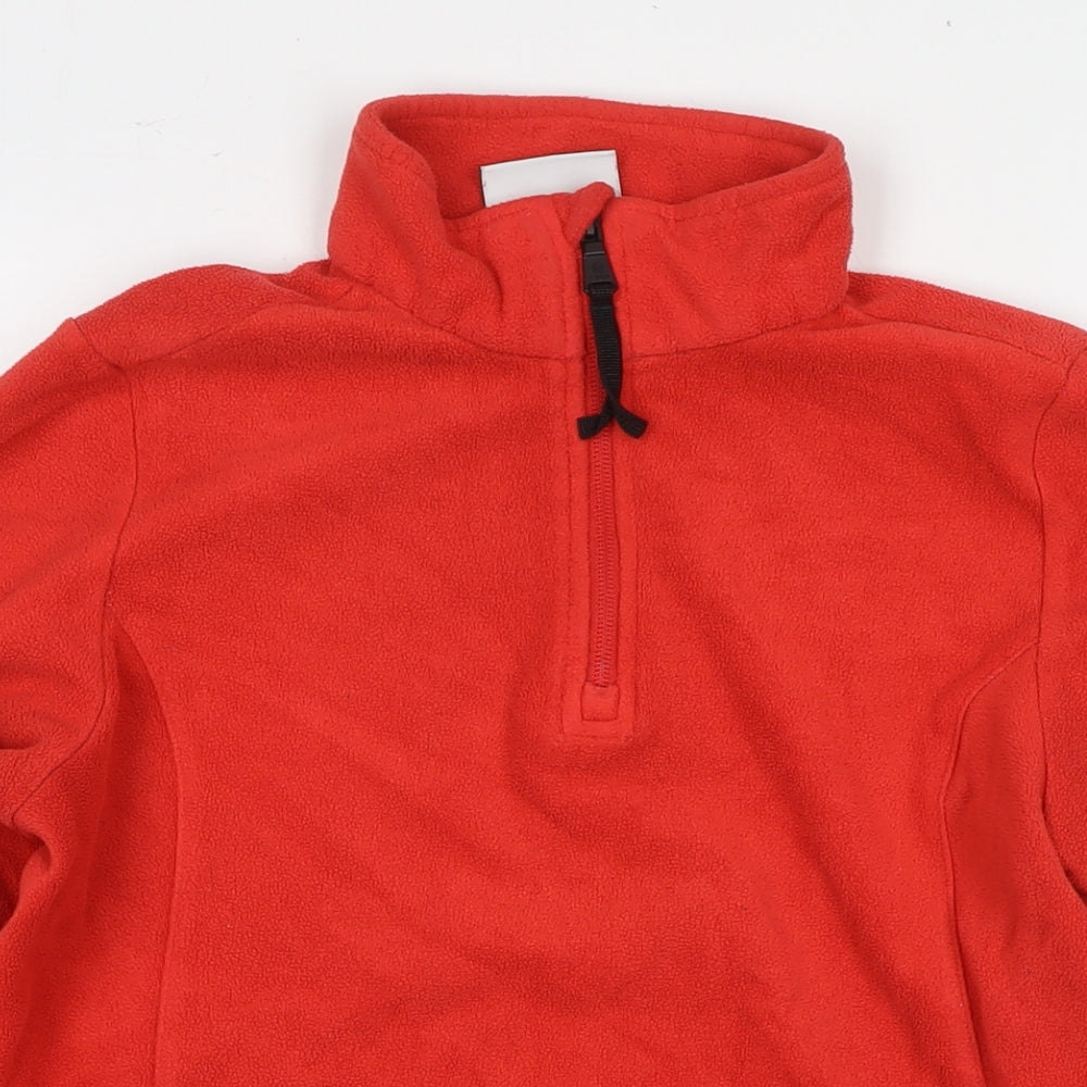 TOG24 Womens Red Polyester Pullover Sweatshirt Size 10 Pullover