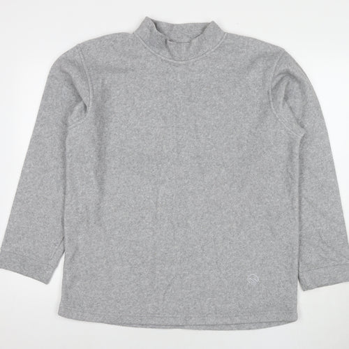 Hawkshead Mens Grey Polyester Pullover Sweatshirt Size M
