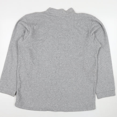 Hawkshead Mens Grey Polyester Pullover Sweatshirt Size M