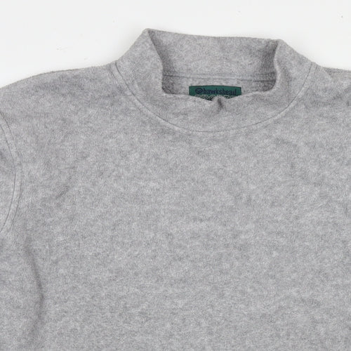 Hawkshead Womens Grey Polyester Pullover Sweatshirt Size S Pullover